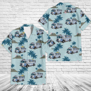 New York City Police Department Emergency Service Unit Hawaiian Shirt
