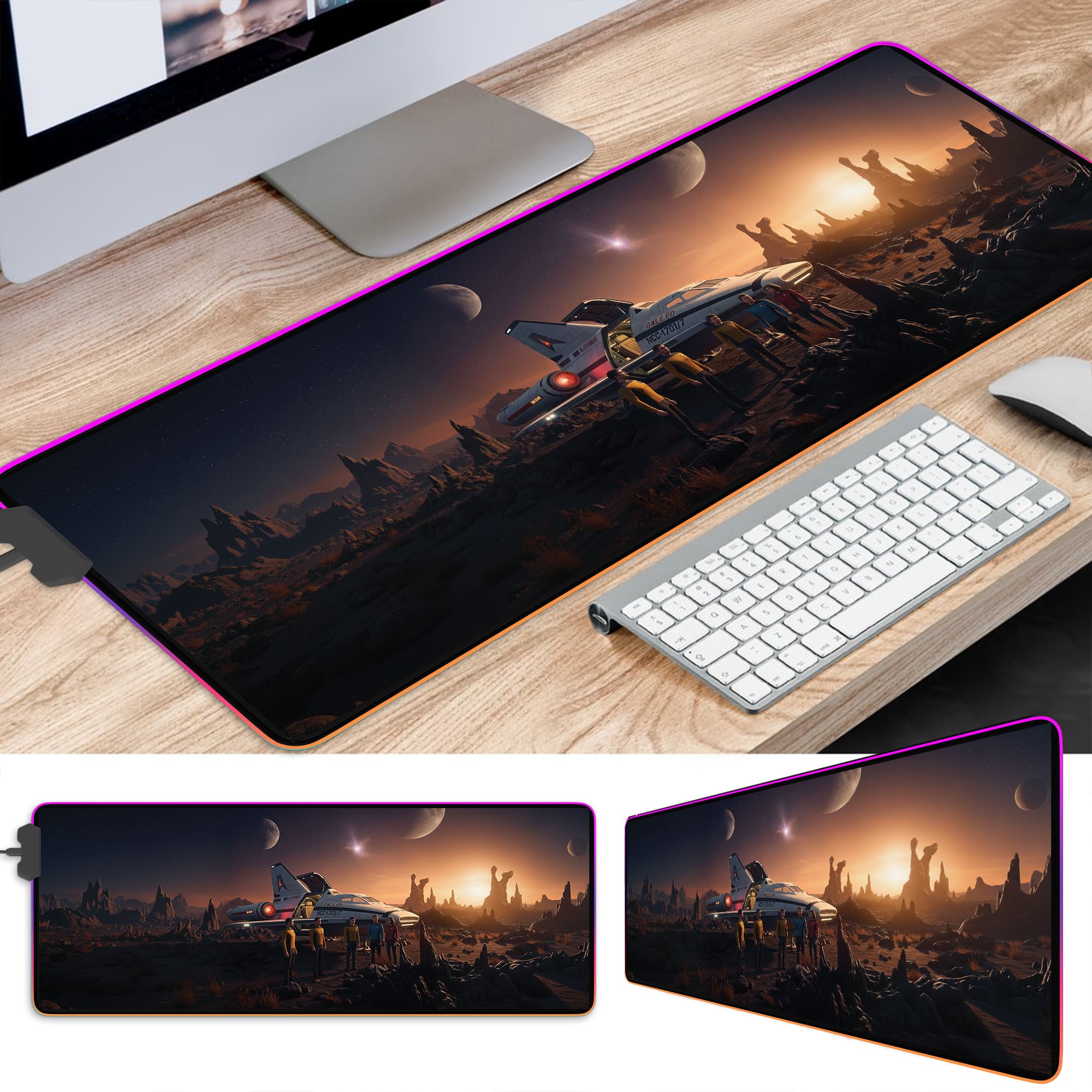 Star Trek 2 LED Desk Mat - Image 2