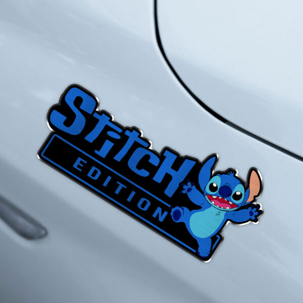Stitch Experiment 626 Edition Laser Engraved Car Name Badge 4 - Image 2