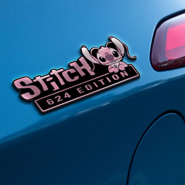Angel Experiment 624 Edition Laser Engraved Car Name Badge - Image 4