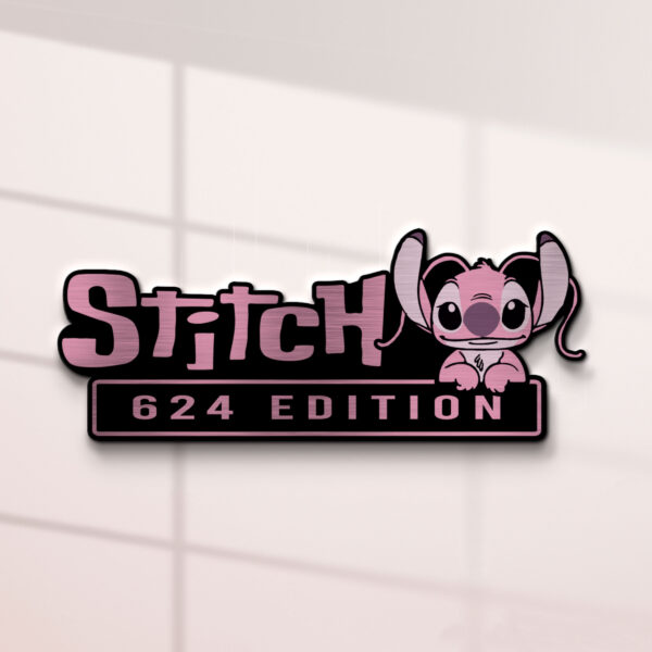 Angel Experiment 624 Edition Laser Engraved Car Name Badge - Image 3
