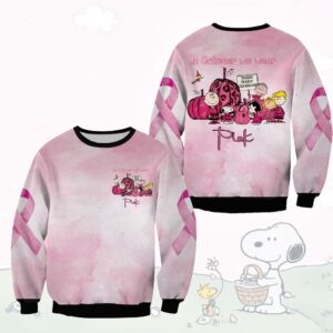 In October We Wear Pink Snoopy And Friends Unisex Sweatshirt