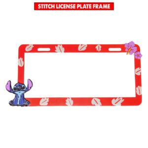 Stitch License Plate Frame