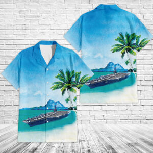 US Navy USS Carl Vinson (CVN-70) Hawaiian Shirt Version 1