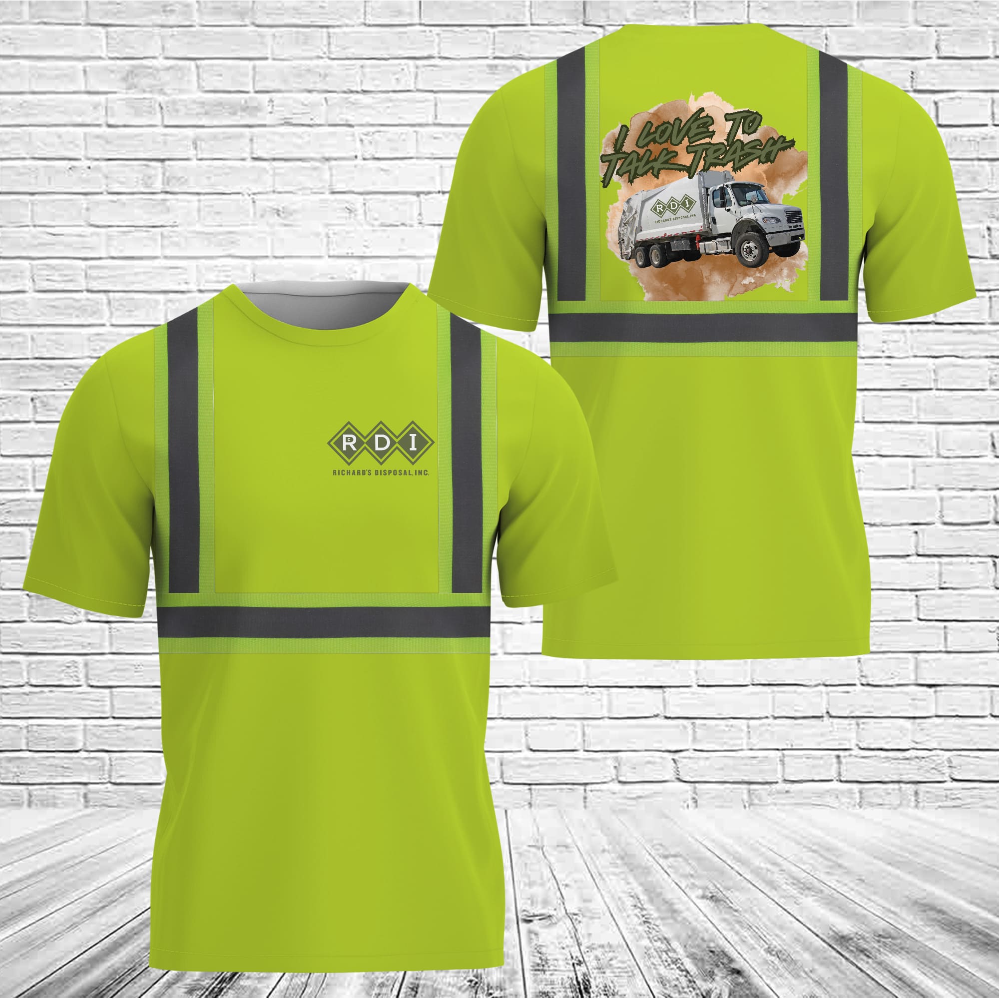 Richard's Disposal Reflective 3D T-Shirt Version 1