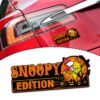 Snoopy Halloween Edition Laser Engraved or 3D Inlayed Car Name Badge Version 2