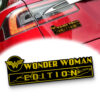 Wonder Woman Edition Laser Engraved Car Name Badge