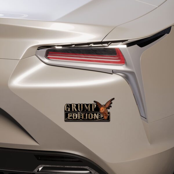 Grump Edition Edition Laser Engraved or 3D Inlayed Car Name Badge - Image 6
