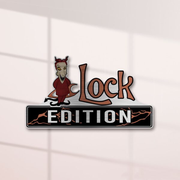 Personalized Lock Edition Laser Engraved or 3D Inlayed Car Name Badge - Image 4