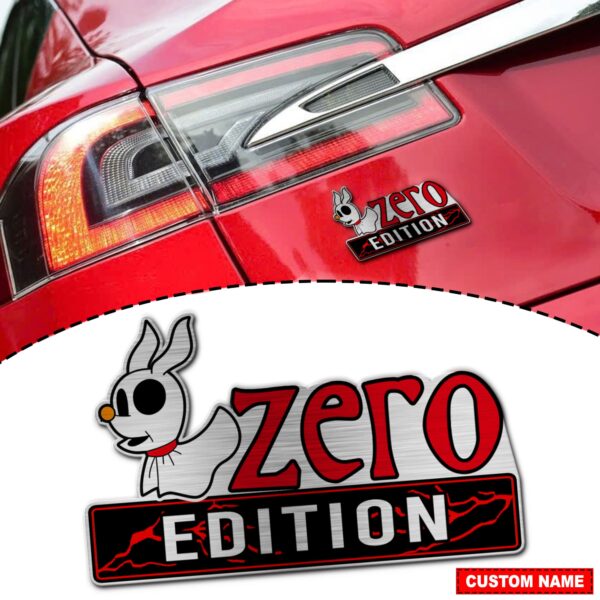 Personalized Zero Edition Laser Engraved or 3D Inlayed Car Name Badge