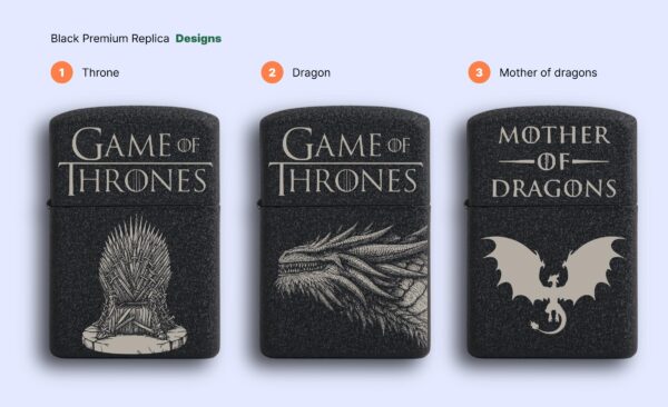 Game of Thrones Zippo Lighter Engraved Gifts For Fans - Image 4