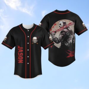 Personalized Jason Voorhees Halloween Baseball Jersey 112838