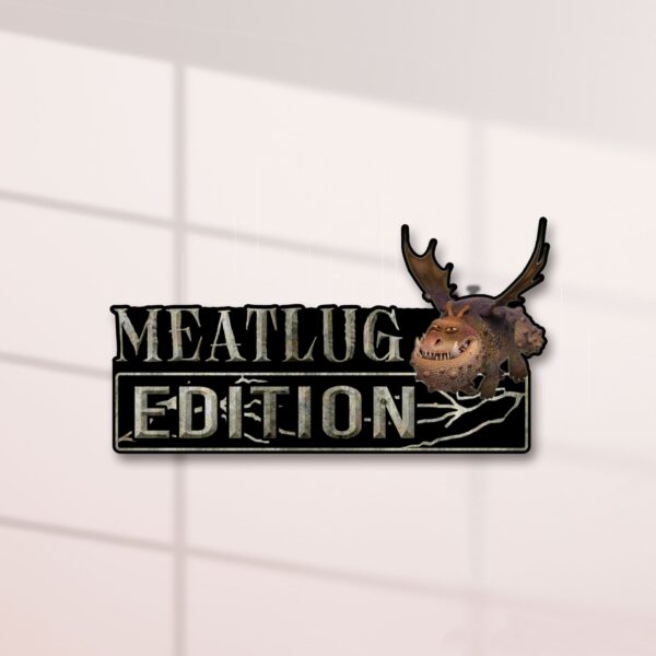 Meatlug Edition Laser Engraved or 3D Inlayed Car Name Badge - Image 2