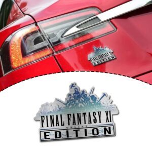 Final Fantasy XI Edition Laser Engraved or 3D Inlayed Car Name Badge