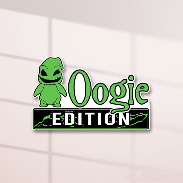 Personalized Oogie Edition Laser Engraved or 3D Inlayed Car Name Badge - Image 4