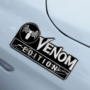 Alternative view of Venom Edition Laser Engraved Car Name Badge