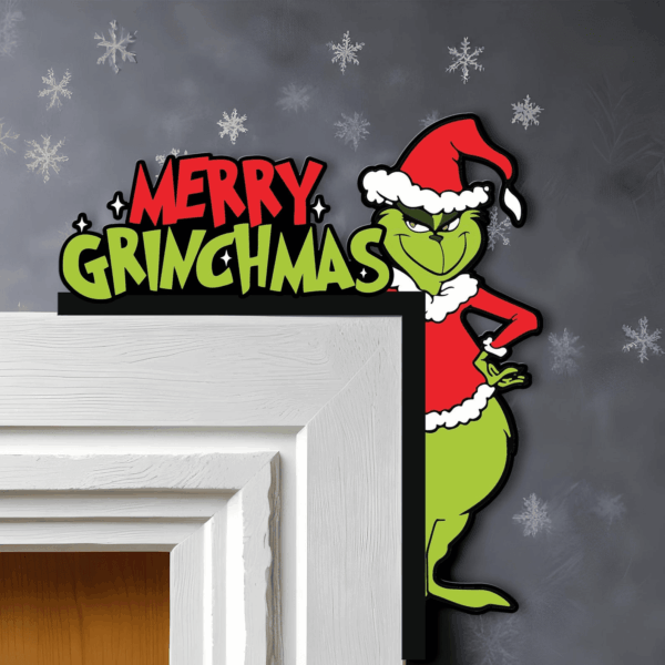 Grinch Christmas Door Corner - Image 7