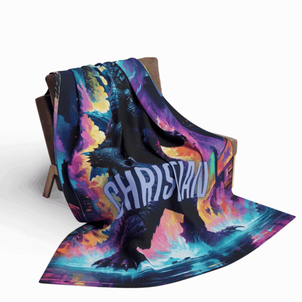 Personalized Electric Godzilla Blanket - Image 3