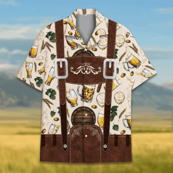 Oktoberfest Beer Hawaiian Shirt 113502 - Image 3