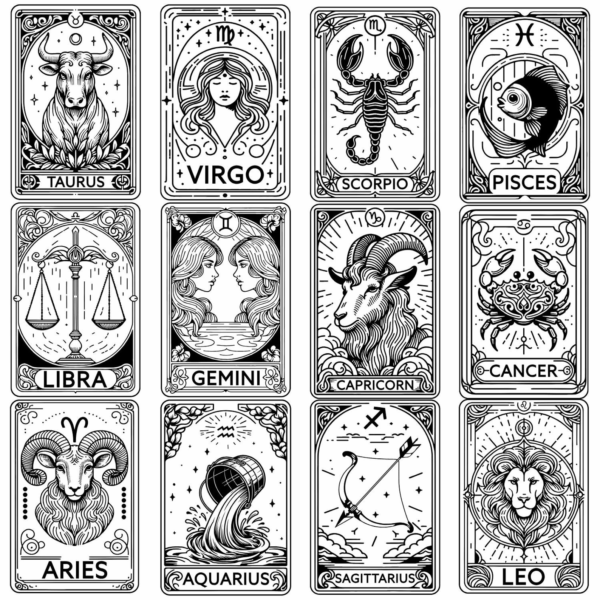 Zodiac Card Lighters Gift - Image 4