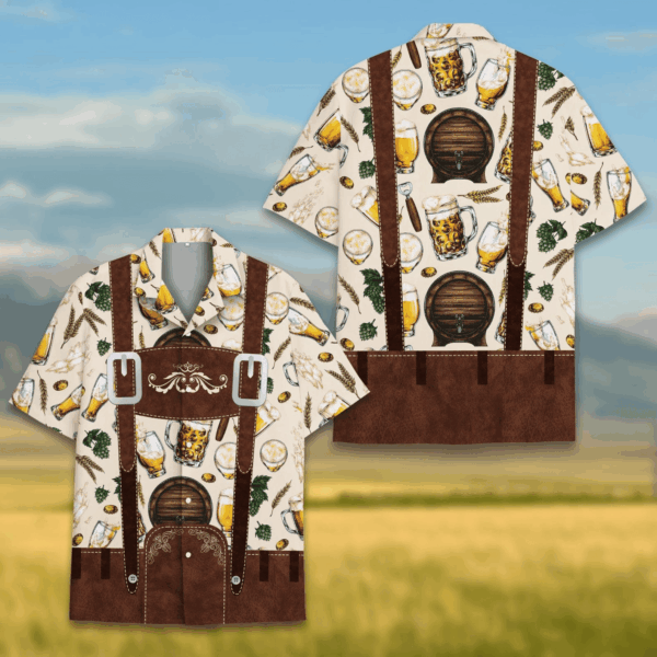 Oktoberfest Beer Hawaiian Shirt 113502 - Image 2