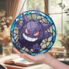 Gengar Glass Pokemon Stained Glass Window Hanging Suncatcher