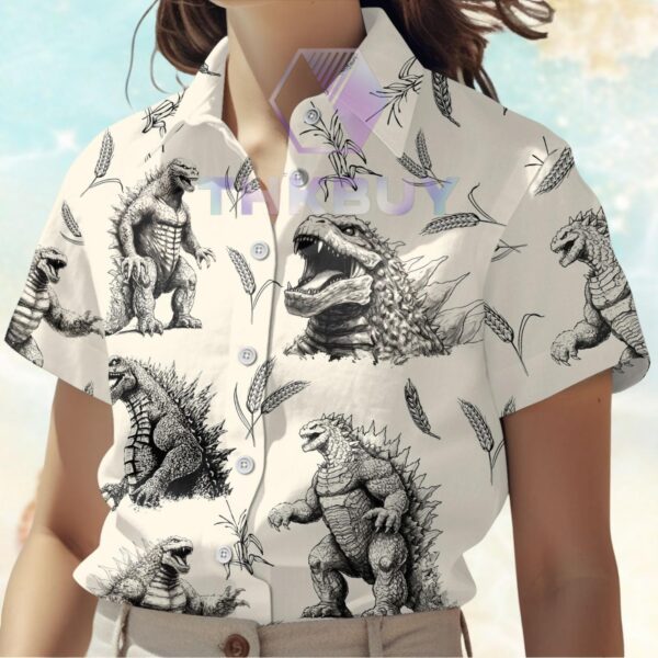 Godzilla Hawaiian Shirt – THK1891 - Image 3