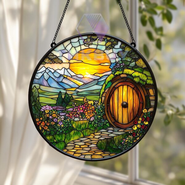 The Shire Stained Glass Window Hanging Suncatcher - Image 5