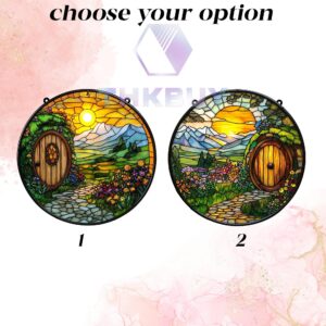 Alternative view of The Shire Stained Glass Window Hanging Suncatcher