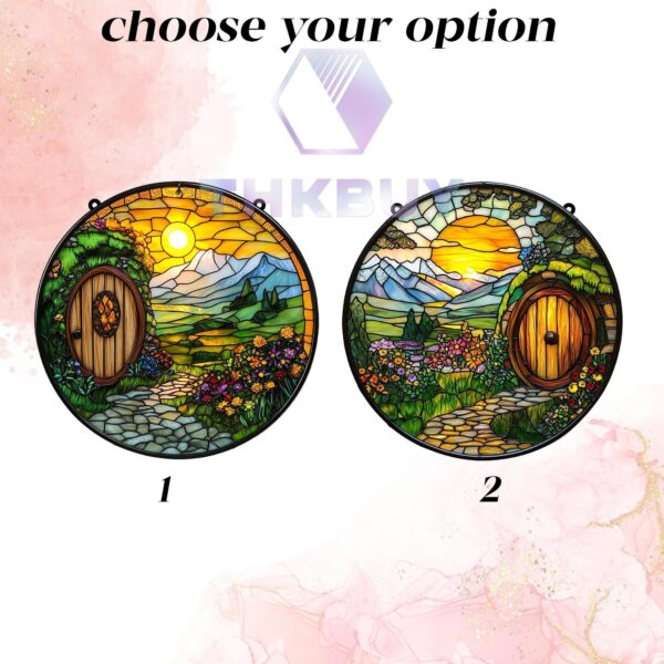 The Shire Stained Glass Window Hanging Suncatcher - Image 2