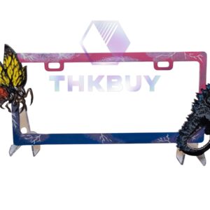 Alternative view of Godzilla & Mothra License Plate Frame