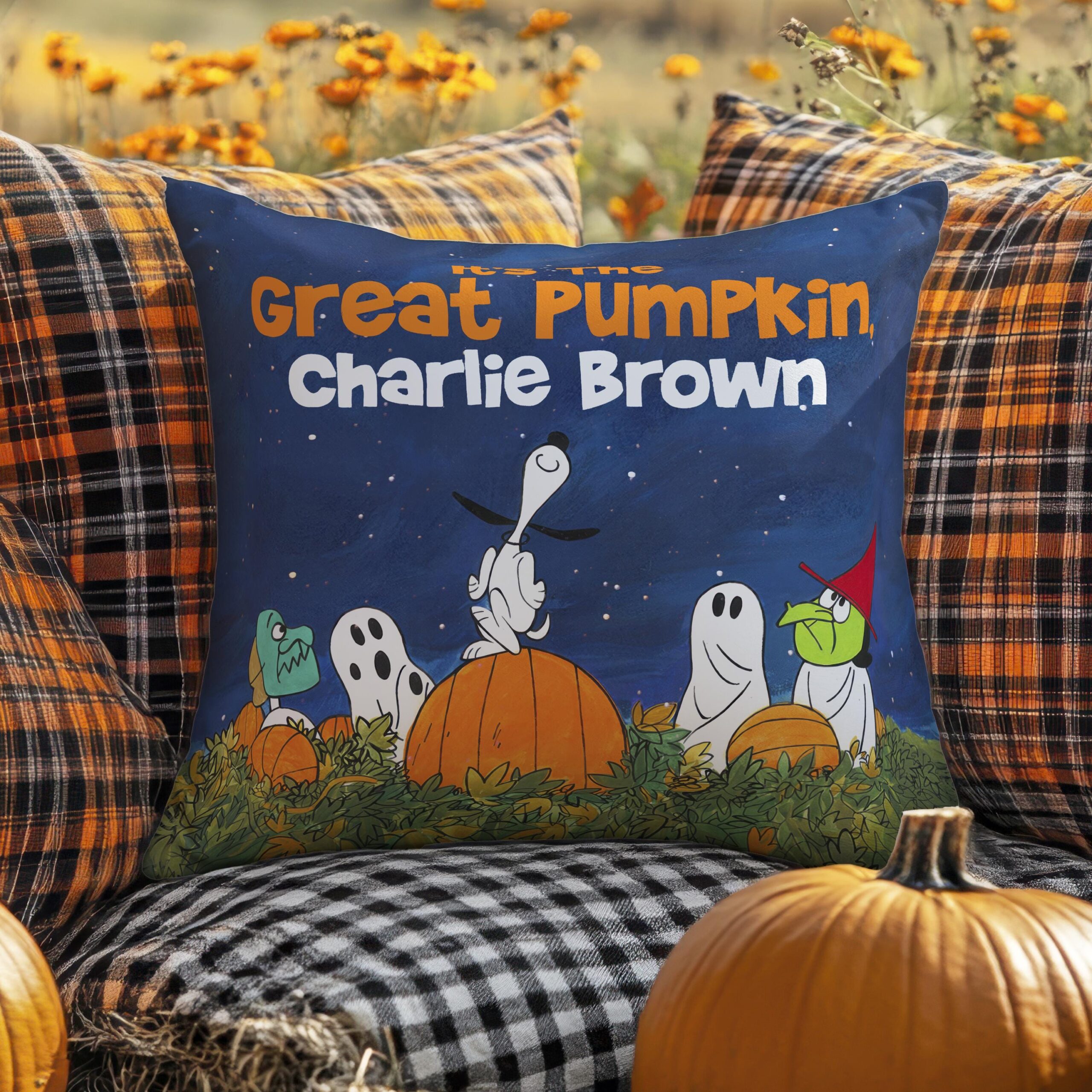 Charlie Brown Halloween Pillow - Image 3