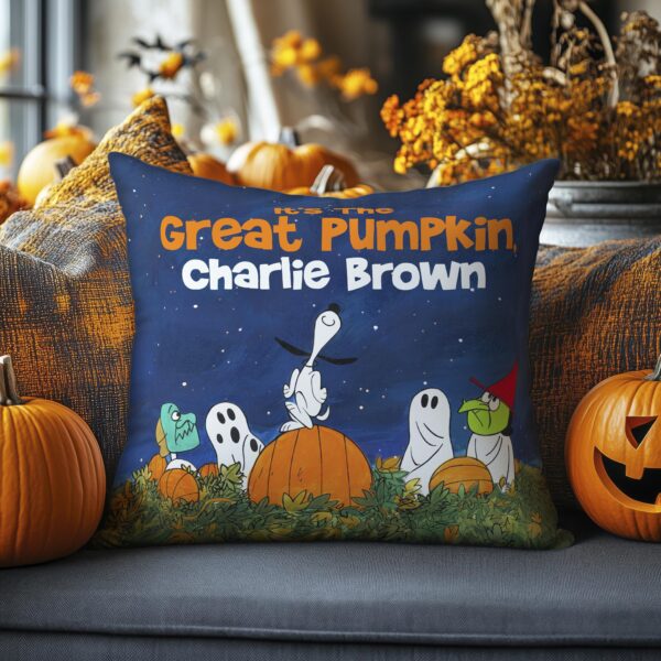 Charlie Brown Halloween Pillow - Image 2