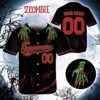 Custom Horor Halloween Baseball Jersey 112847
