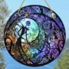 Jack Skellington Stained Glass Window Hanging