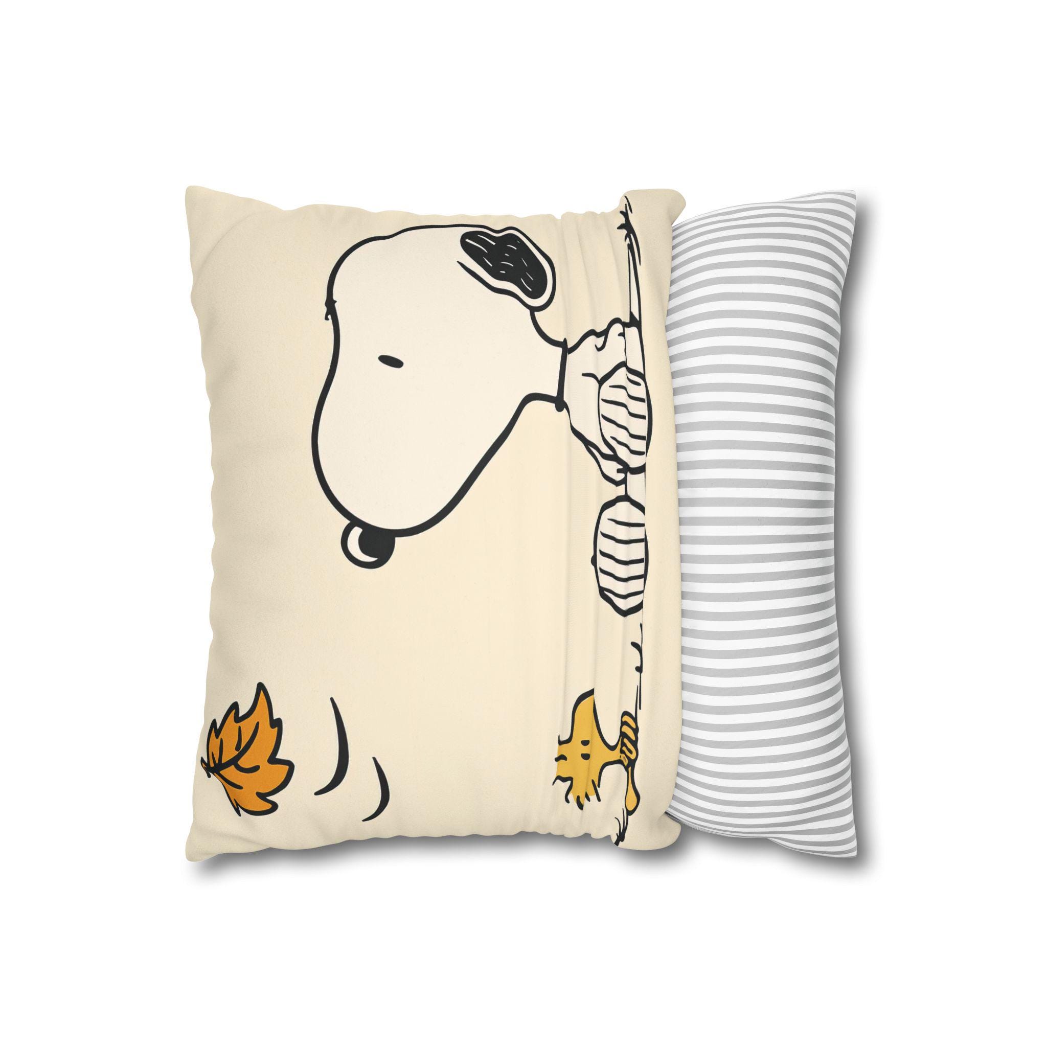 Snoopy & Woodstock Autumn Pillow - Image 3