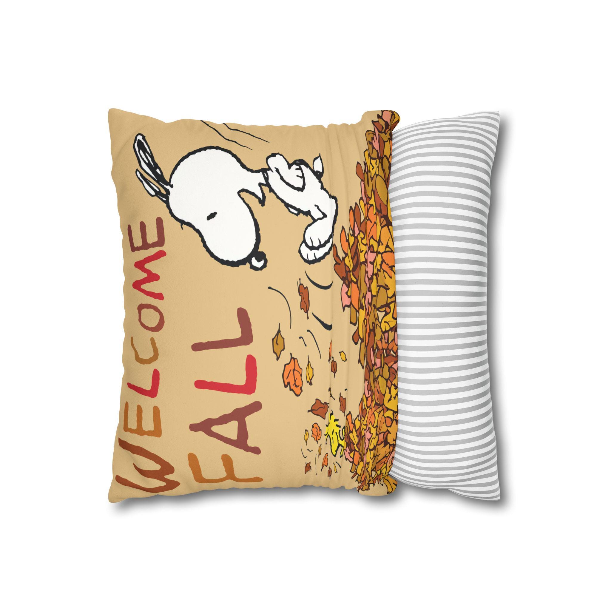 Snoopy & Woodstock Fall Pillow - Image 4