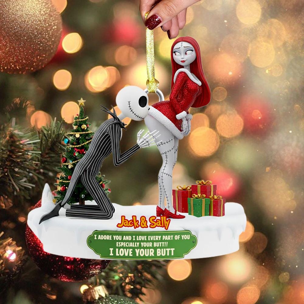 Personalized Nightmare Couple Ornament