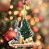Personalized Bunny Couple Christmas Ornament