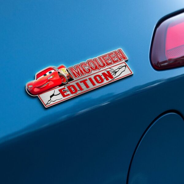 Cars Lightning Mcqueen Edition Laser Engraved or 3D Inlayed Car Name Badge - Image 3