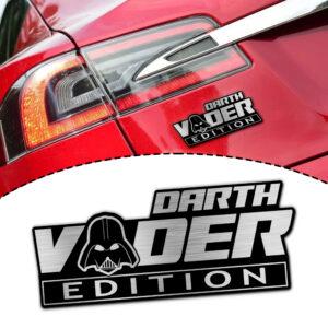 Darth Vader Edition Laser Engraved or 3D Inlayed Car Name Badge