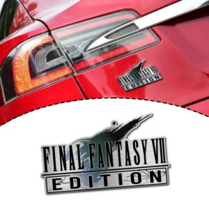 Final Fantasy VII Edition Laser Engraved or 3D Inlayed Car Name Badge