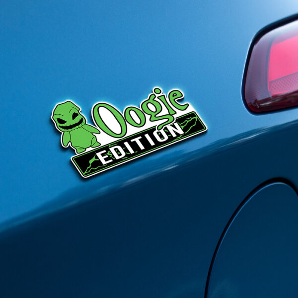 Personalized Oogie Edition Laser Engraved or 3D Inlayed Car Name Badge - Image 3
