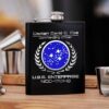 Personalized Star Trek Federation Flask
