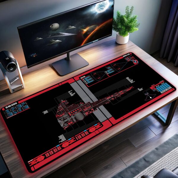 Star War Imperial Star Destroyer LED Desk Mat - Image 3
