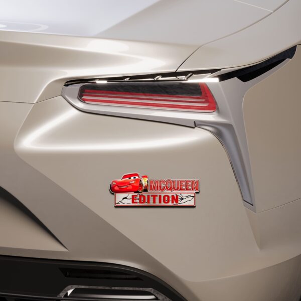 Cars Lightning Mcqueen Edition Laser Engraved or 3D Inlayed Car Name Badge - Image 6