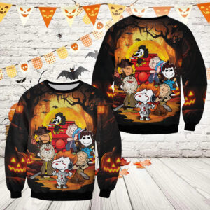Snoopy Peanuts Horror Movies Halloween Unisex Sweatshirt