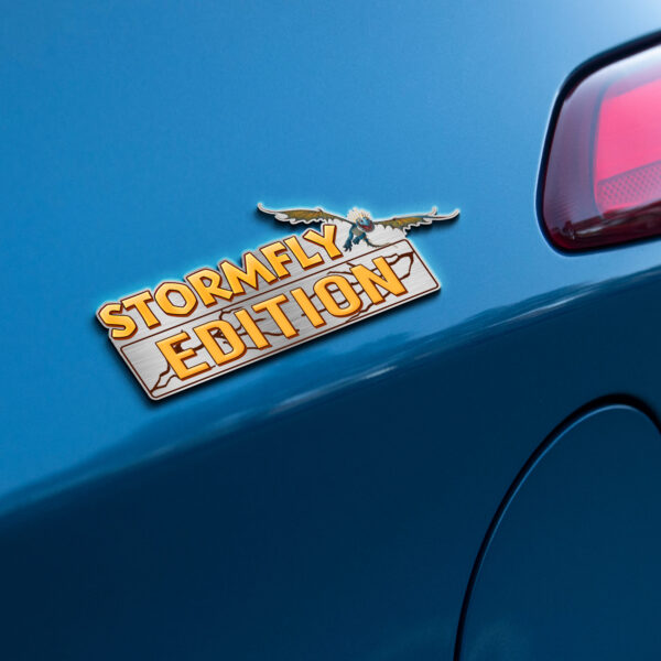 Stormfly Edition Laser Engraved or 3D Inlayed Car Name Badge - Image 2