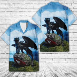Toothless How to Train Your Dragon Hawaiian Shirt