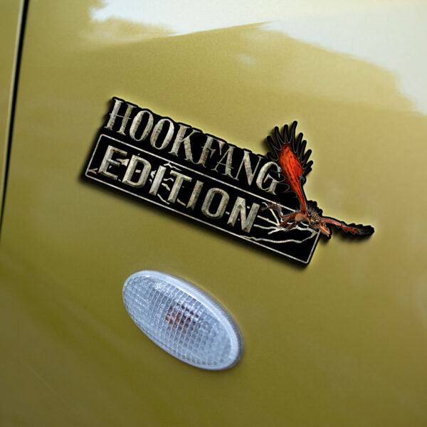 Hookfang Edition Laser Engraved or 3D Inlayed Car Name Badge - Image 2